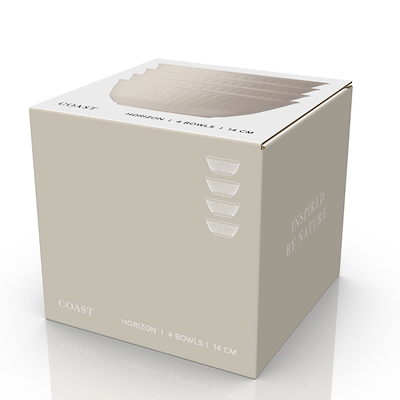 Coast Horizon skål hvid Ø 14 cm 4 stk.