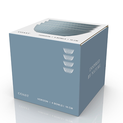 Coast Horizon skål blå Ø 14 cm 4 stk.