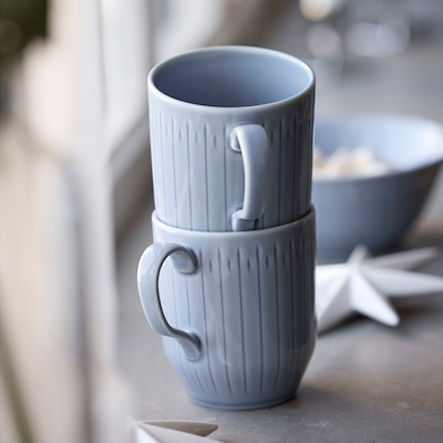 Coast Horizon skål blå Ø 14 cm 4 stk.