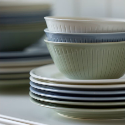 Coast Horizon frokosttallerken hvid Ø 22 cm 4 stk.