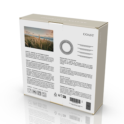 Coast Horizon frokosttallerken hvid Ø 22 cm 4 stk.