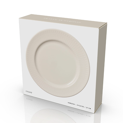Coast Horizon middagstallerken hvid Ø 27 cm 4 stk.