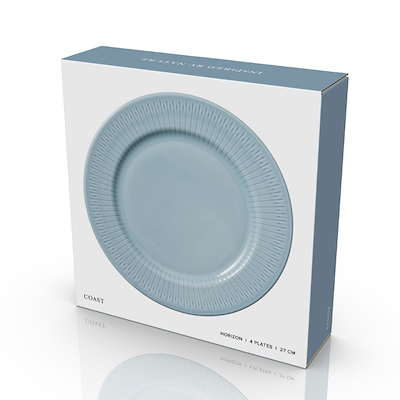 Coast Horizon middagstallerken blå Ø 27 cm 4 stk.