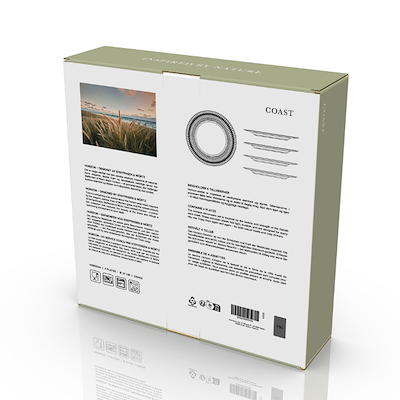 Coast Horizon middagstallerken grøn Ø 27 cm 4 stk.