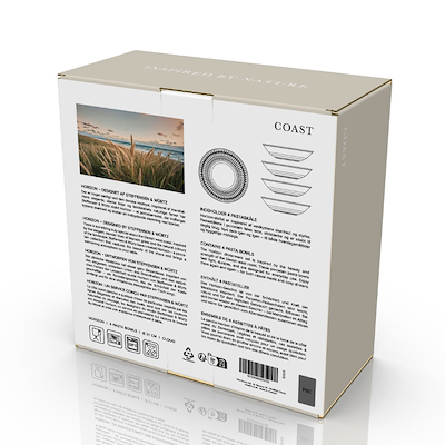 Coast Horizon pastaskål hvid Ø 21 cm 4 stk.