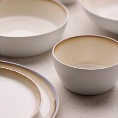 Bitz Gastro tallerken hvid/creme Ø 21 cm
