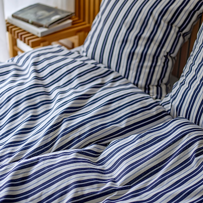 Södahl Flow sengesæt mørkeblå 140x200 cm