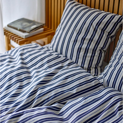 Södahl Flow sengetøj mørkeblå 140x220 cm