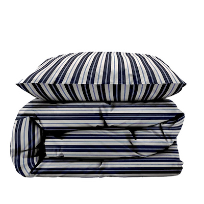 Södahl Flow sengetøj mørkeblå 140x220 cm