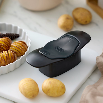 Rosti Classic hasselback-skærer sort