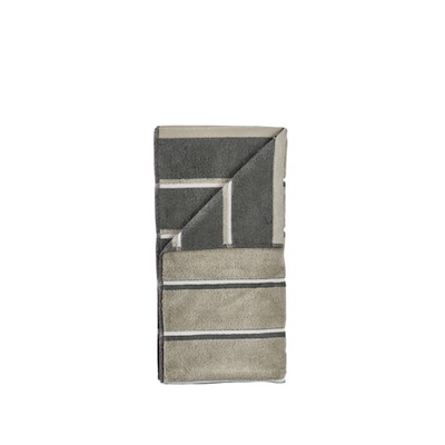 Zone Sauna håndklæde grøn/oliven/grå 50x100 cm