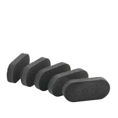 Zone Singles svamp sort 5 stk.