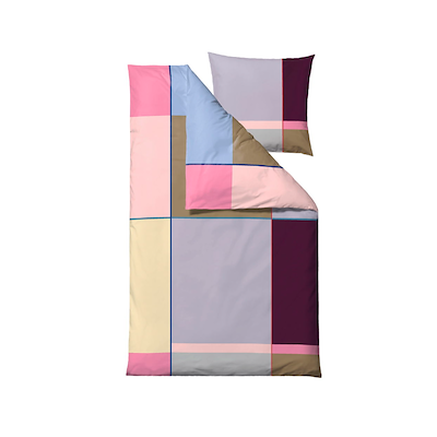 Södahl Colour Block sengesæt lavendel 140x200 cm