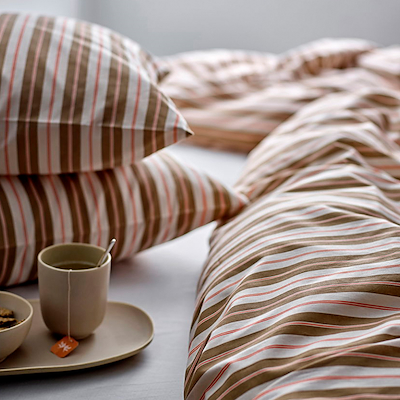 Södahl Flow sengetøj olive wood 140x220 cm