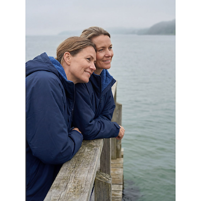 Södahl North vinterbadekåbe mørkeblå S/M