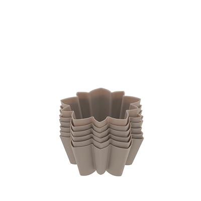 Blomsterbergs silikone blomst muffinform latte 6 stk.