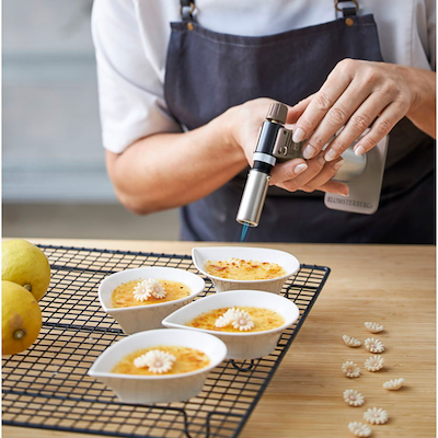 Blomsterbergs gasbrænder latte H 16 cm