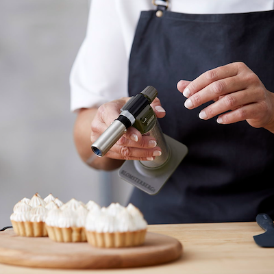 Blomsterbergs gasbrænder latte H 16 cm