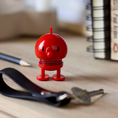 Hoptimist Bumble figur XS rød H 5,8 cm