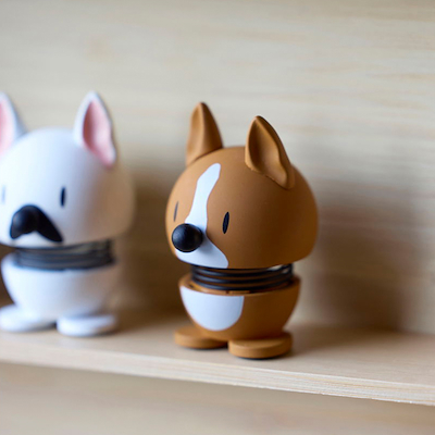 Hoptimist Corgi figur XS brun H 6 cm