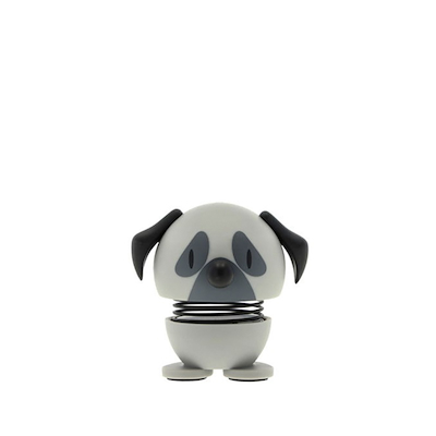 Hoptimist Mops figur XS grå H 4,9 cm