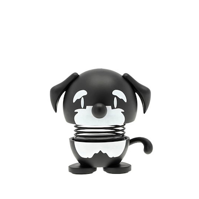Hoptimist Schnauzer figur XS sort H 4,9 cm