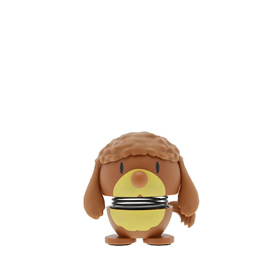 Hoptimist Puddel figur XS brun H 5,3 cm