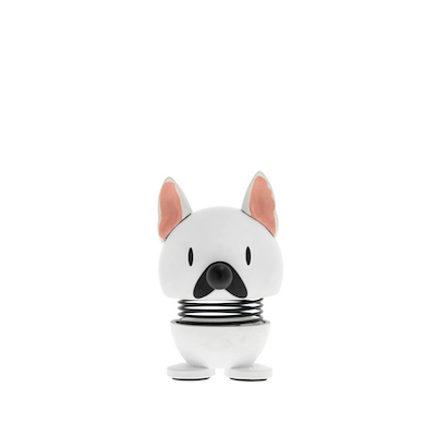 Hoptimist Fransk Bulldog figur XS hvid H 6 cm