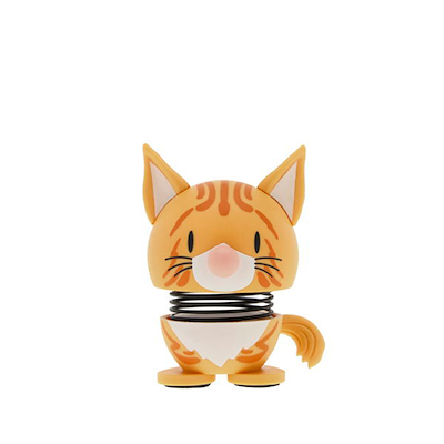 Hoptimist Orange Tabby kat figur XS orange H 5,8 cm