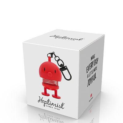 Hoptimist Bumble vedhæng rød H 5,9 cm
