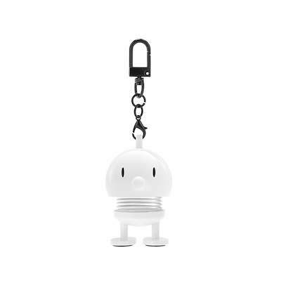 Hoptimist Bumble vedhæng hvid H 5,9 cm