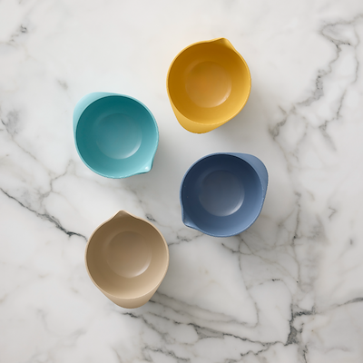 Rosti NEW Margrethe røreskålesæt med låg multifarvet 0,5 liter 4 stk.