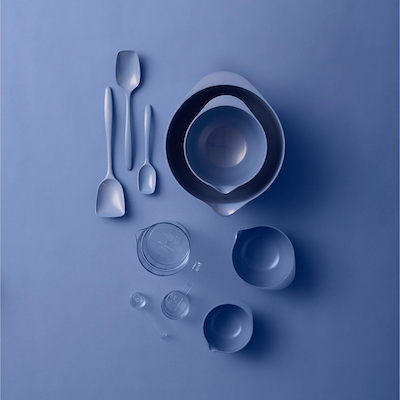 Rosti NEW Classic grydeskesæt 4 dele sky blue