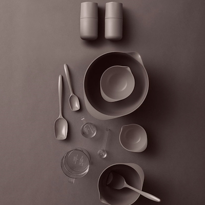 Rosti NEW Classic grydeskesæt 4 dele earth grey