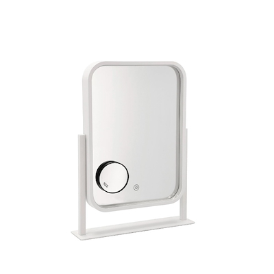 Nordic Sense makeupspejl med lys hvid 36x47,5 cm