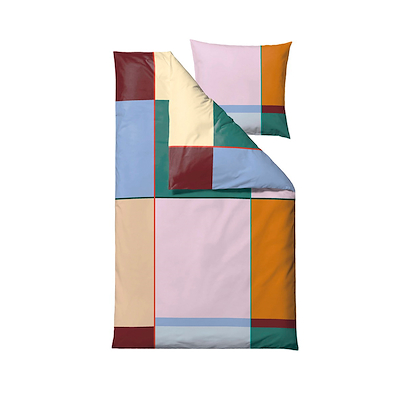 Södahl Colour Block sengetøj lilla 140x220 cm