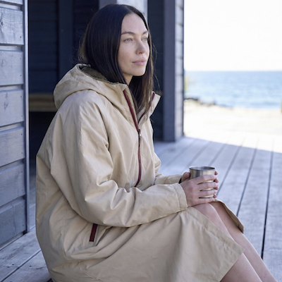 Södahl North vinterbadekåbe beige S/M