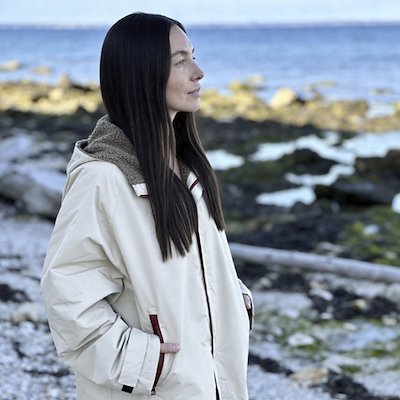 Södahl North vinterbadekåbe beige S/M
