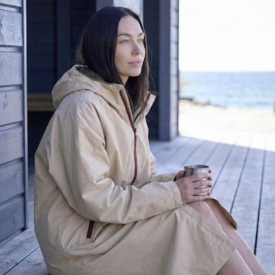 Södahl North vinterbadekåbe beige L/XL