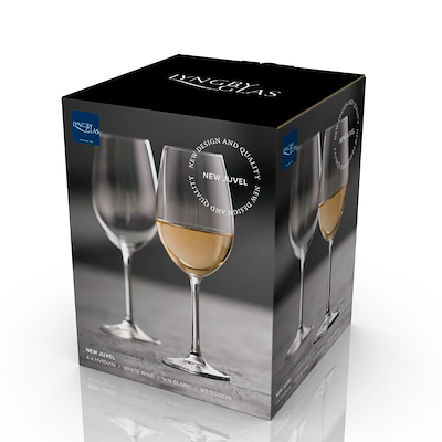 Lyngby Glas Juvel hvidvinsglas 45 cl 4 stk.