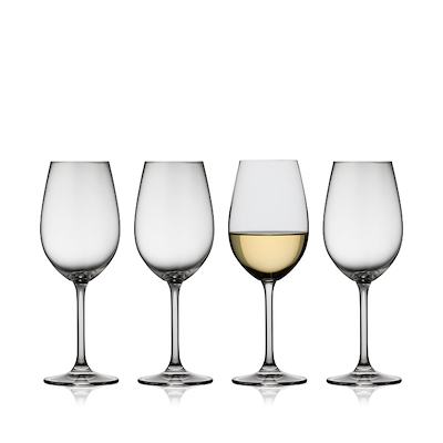 Lyngby Glas Juvel hvidvinsglas 45 cl 4 stk.