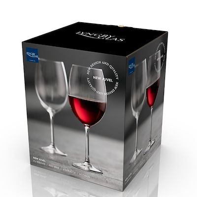 Lyngby Glas Juvel rødvinsglas 58 cl 4 stk.