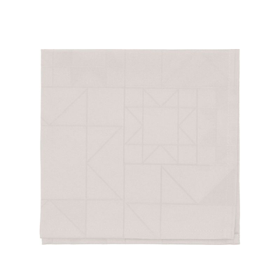 Södahl Star stofservietter hvid 45x45 cm 4 stk