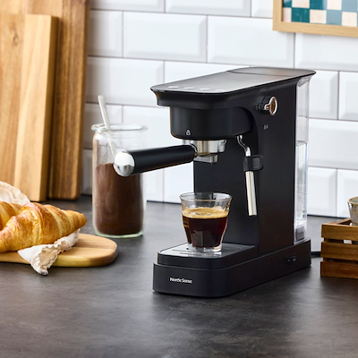 Nordic Sense espressomaskine sort 1400 watt