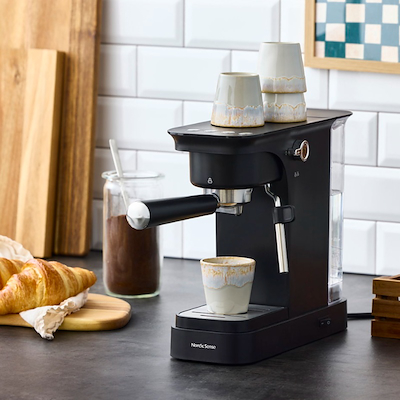 Nordic Sense espressomaskine sort 1400 watt