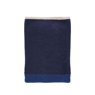 Södahl Colour Block håndklæde Blue 70x140 cm