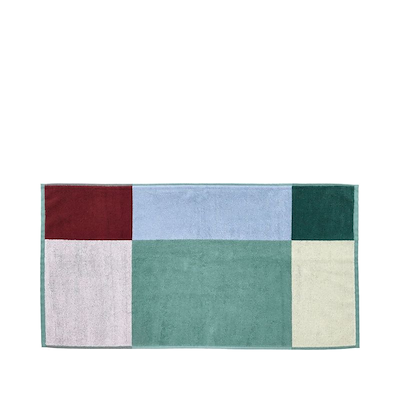Södahl Colour Block håndklæde lilla 50x100 cm