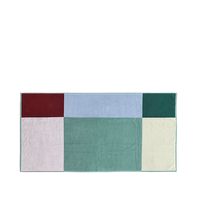 Södahl Colour Block håndklæde lilla 70x140 cm