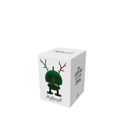 Hoptimist Reindeer Bumble XS figur grøn H 6,9 cm