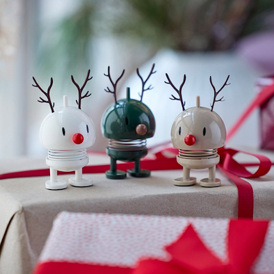 Hoptimist Reindeer Bumble XS figur grøn H 6,9 cm